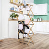 Beldray 4 Tier Folding Clothes Airer - Bamboo, 15kg LA00000050EU7