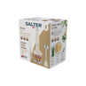 Salter Retro 3 in 1 cream blender set packaging showing blender, whisk and chopper attachments