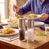 Russell Hobbs salt and pepper grinders on dining table
