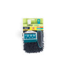 3-piece antibacterial pet cleaning set with roller, mitt and brush in teal and black.