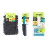 Set of Beldray pet cleaning tools: drying mitt, upholstery brush, and gel lint roller.
