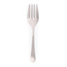 Stainless steel serving fork with three wide prongs, shown on white background