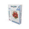 Boxed Salter Boston electronic kitchen scale, 15-year guarantee, white with strawberries pictured