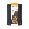 Black speckled 2 piece non-stick baking tray set in retail packaging