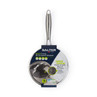 Salter Expert Tri-Ply 20cm silver saucepan with long handle, front pack shot