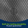 Silver textured pan base with guarantee offer banner