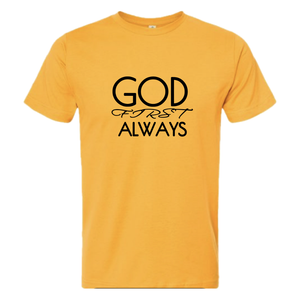 Signature T-Shirt (Gold/Black) - GFA Modern Christian Apparel