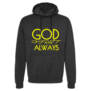 Signature Hoodie (Black/Yellow) - GFA Modern Christian Apparel