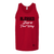 Born Blessed Tank (Red/Black)- GFA Modern Christian Apparel
