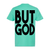 But God Tee - Mint & Black