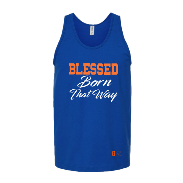Born Blessed (Blue/Orange/White) - GFA Modern Christian Apparel