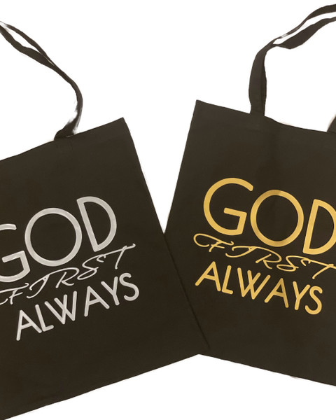 God First Tote Bag - GFA Modern Christian Apparel