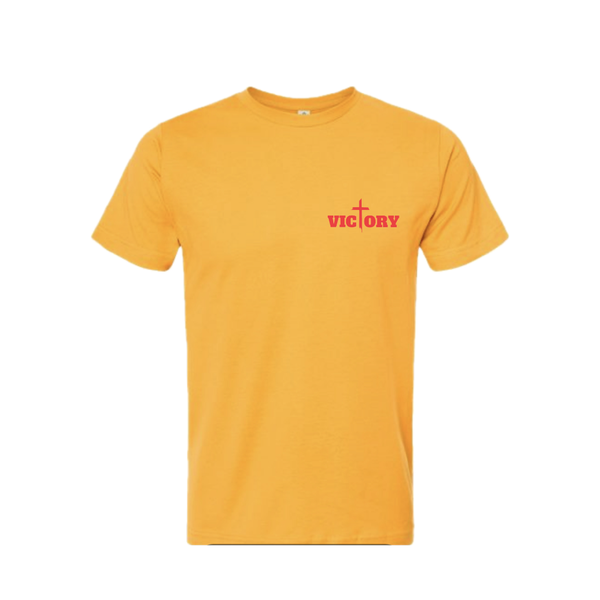 Victory Tee -  Gold & Red