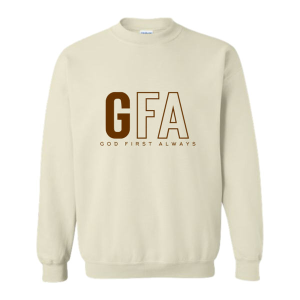 God First Logo Sweatshirt - Modern Christian Apparel