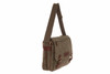 WB-6015 - Woodbridge large cross body flap over canvas satchel