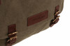 WB-6015 - Woodbridge large cross body flap over canvas satchel