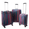 HBY-0160 - HIGHBURY Marrakesh Multi Stripe Ultra Light Weight Luggage