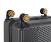 HBY-0168 - Dark Grey - HIGHBURY - Yellowstone Hard Luggage Cases