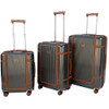 HBY-0171- HIGHBURY - ELEGANCE Dark Grey Hard Luggage Cases