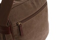 WB-6015 - Woodbridge large cross body flap over canvas satchel