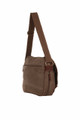 WB-6015 - Woodbridge large cross body flap over canvas satchel