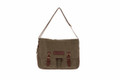 WB-6014 - Woodbridge large cross body flap over canvas bag