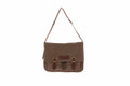 WB-6014 - Woodbridge large cross body flap over canvas bag