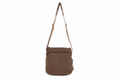 WB-6018 - Woodbridge large cross body flap over canvas bag