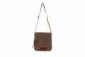 WB-6018 - Woodbridge large cross body flap over canvas bag