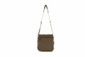 WB-6018 - Woodbridge large cross body flap over canvas bag