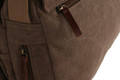 WB-6019 - Woodbridge large cross body flap over canvas bag