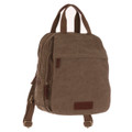 WB-6020 - Woodbridge large canvas laptop backpack with front flap