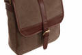 WB-6022 - Woodbridge large cross body flap over canvas bag