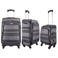 HBY-0104 - HIGHBURY Unique Grey-Stripe® Ultra Light Weight Luggage