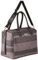 HBY-0045 - HIGHBURY Unique Grey Stripe® Vanity Bag (avai in 3 sizes)