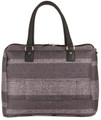 HBY-0045 - HIGHBURY Unique Grey Stripe® Vanity Bag (avai in 3 sizes)