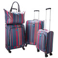 HBY-0160 - HIGHBURY Marrakesh Multi Stripe Ultra Light Weight Luggage