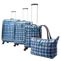 HBY-0104 - HIGHBURY Unique Blue Box Ultra Light Weight Luggage