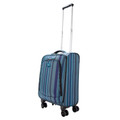 HBY-0160 - HIGHBURY Marrakesh Blue Stripe Ultra Light Weight Luggage