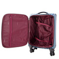 HBY-0160 - HIGHBURY Marrakesh Blue Stripe Ultra Light Weight Luggage