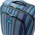 HBY-0160 - HIGHBURY Marrakesh Blue Stripe Ultra Light Weight Luggage