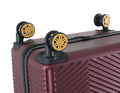 HBY-0168 - Burgundy - HIGHBURY - Yellowstone Hard Luggage Cases
