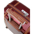 HBY-0171- HIGHBURY - ELEGANCE Burgundy Hard Luggage Cases