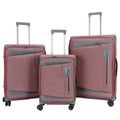 HBY-0172 - HIGHBURY KEPLER Burgundy Ultra Light Weight Luggage