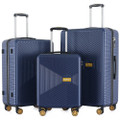 HBY-0168 - Navy - HIGHBURY - Yellowstone Hard Luggage Cases