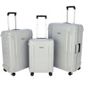 HBY-0173 - Silver - HIGHBURY - Guard Hard Luggage Trolley Cases