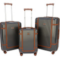 HBY-0171- HIGHBURY - ELEGANCE Dark Grey Hard Luggage Cases