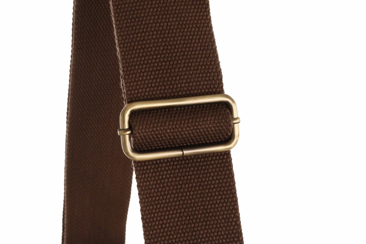 WB-6015 - Woodbridge large cross body flap over canvas satchel