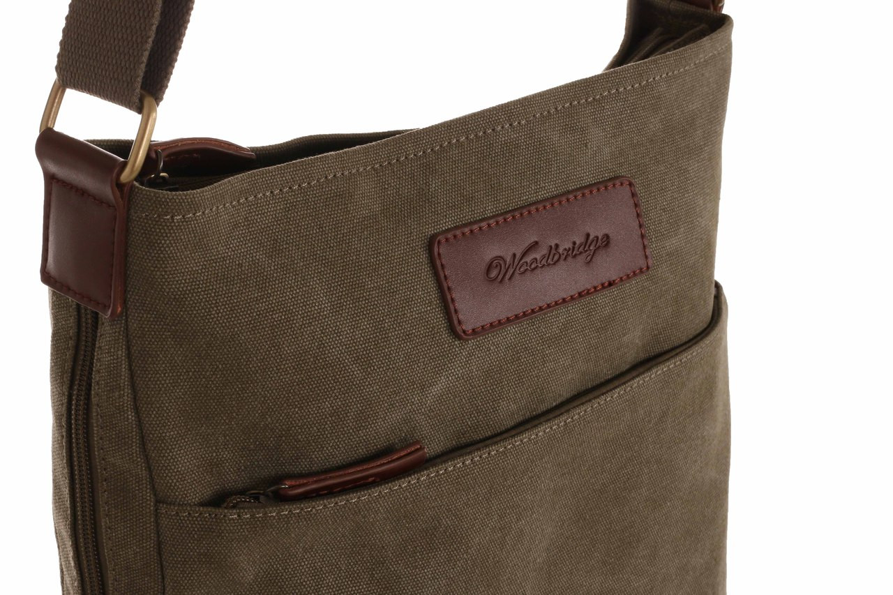 WB-6013 - Woodbridge large cross body canvas bag