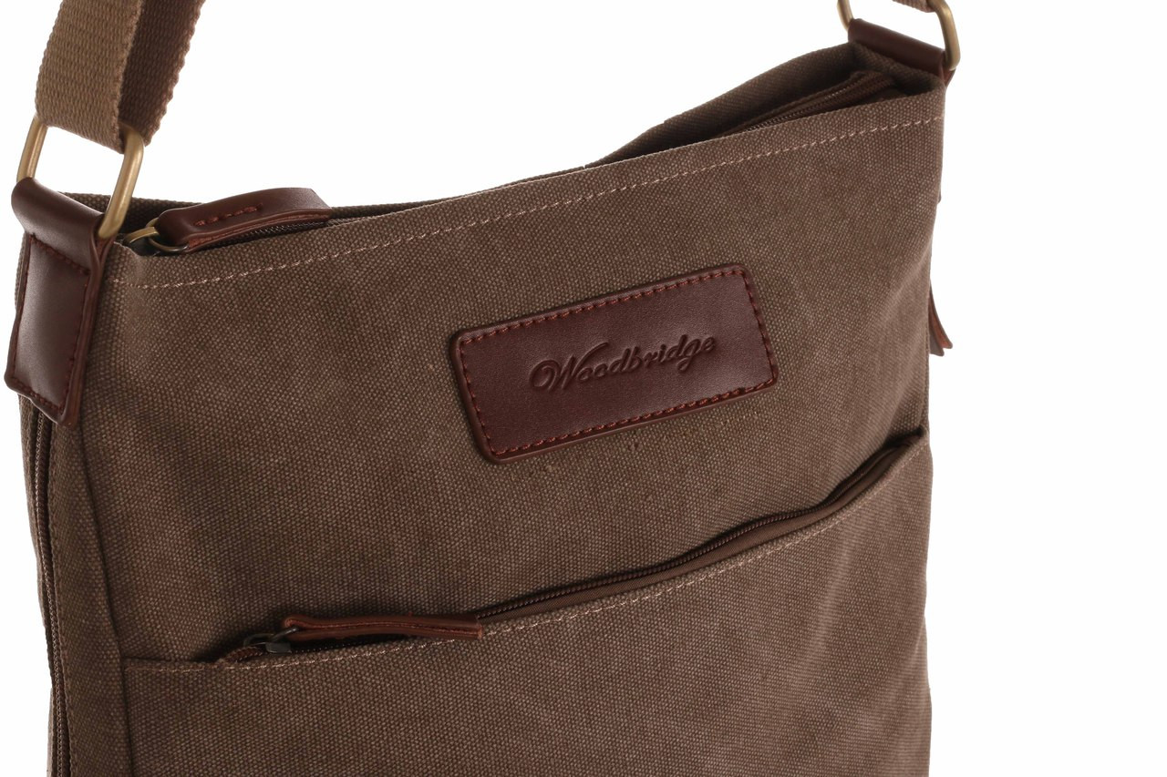 WB-6013 - Woodbridge large cross body canvas bag